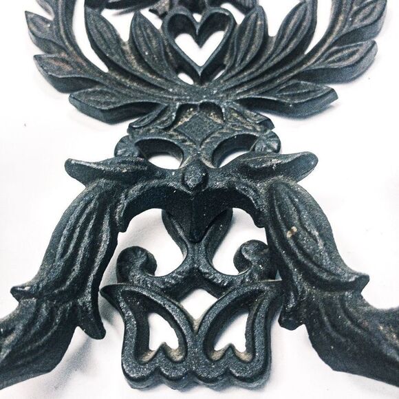 VTG Federalist Eagle Cast Iron Wall Sconce - Picture 6 of 10